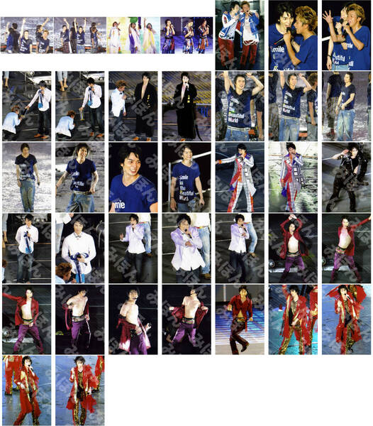 松本潤 嵐 ARASHI LIVE TOUR 2011-2012 “Beautiful World” 国立競技場 2011年9月3日 生写真 写真 37枚セット