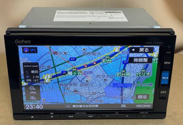 ホンダ 純正ナビ Gathersギャザズ VXM-175VFi(Panasonic製/7インチ/フルセグ/セキュリティコードあり/動作確認)中古品