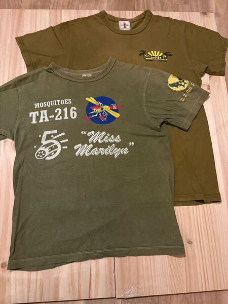 サムライジーンズ バズリクソンズ 2枚セットTシャツ 日本製 Mサイズ