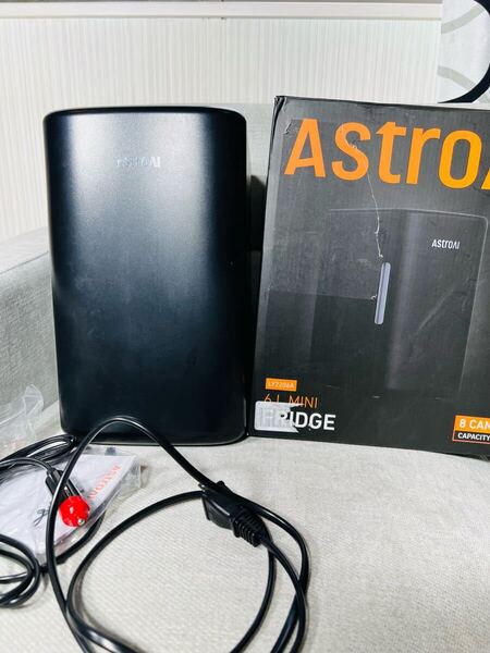 Astroai ミニ冷蔵庫コンパクト冷蔵庫 2段棚付き