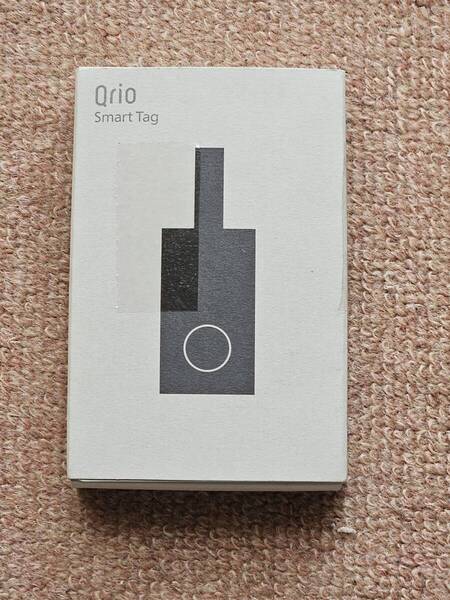 Qrio Smart Tag キュリオ スマートタグ ブラック 探し物発見機 忘れ物防止 キーファインダー Q-ST1-BK 未開封