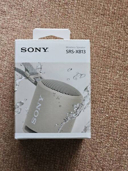 ソニー SONY ワイヤレスポータブルスピーカー Bluetooth対応 ベージュ SRS-XB13 CC 未使用