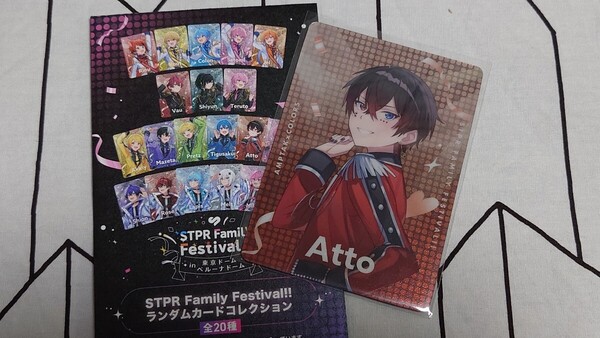 STPR Family Festival ランダムカードコレクション AMPTAK×COLORS アンプタックカラーズ あっと