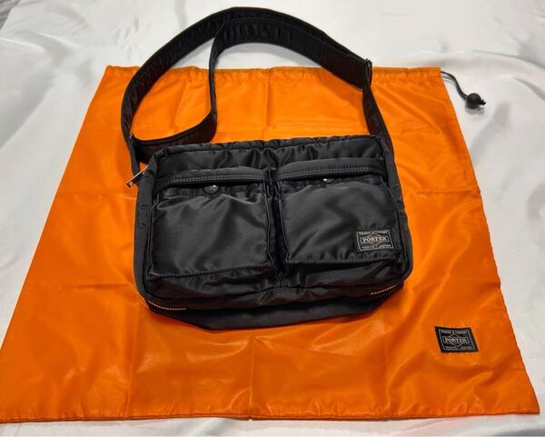 廃盤 美品 PORTER ポーター タンカー ショルダーS ブラック 黒