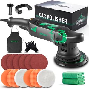 送料無料!新品未使用 BATOCA ポリッシャー 電動 車 125mm ダブルアクション 15mm ランダムオービタル式【六段変速・1000-3800RPM 】