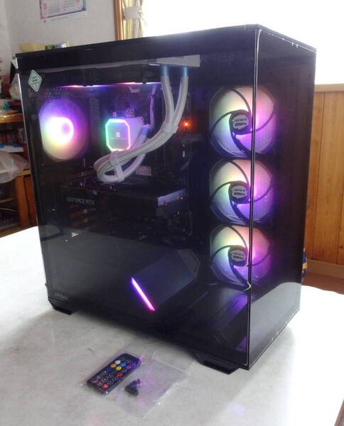 【ゲーミングPC】 RTX3060Ti intel CORE i5 メモリ16GB SSD1TB Win11 水冷 WiFi Ai