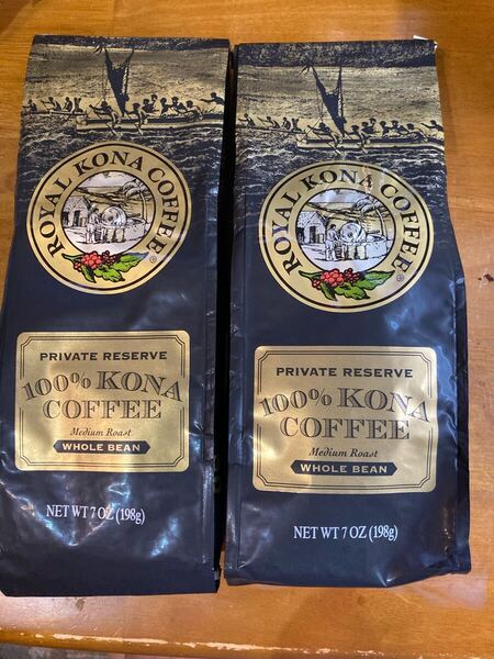 ロイヤル コナコーヒー ハワイ 豆 100% Royal Kona Coffee 198g 正規品 2個セット