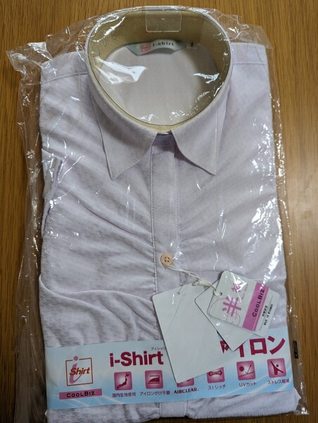 i-Shirt アイシャツ COOLBIZ ノーアイロン M 半袖 シャツ 7号 ブラウス