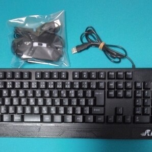 Riitec riitec リーテック★ゲーミング キーボード マウス セット★USB有線★RK400 RM400★訳あり品(ジャンク品扱い)