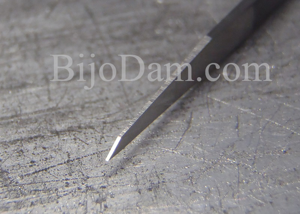 BijoDam★オール超硬★スジ彫りノミ(単頭0.25mm)