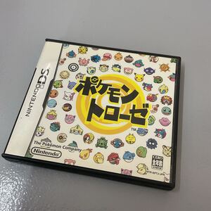 【K-1718】ニンテンドー DSソフト ポケモントローゼ 説明書なし 箱あり