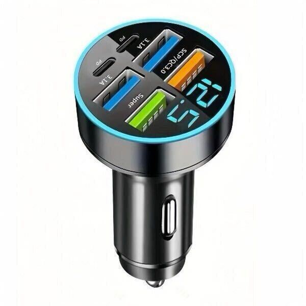 PD QC 3.0 3.1A 急速充電器 USBチャージャー カーチャージャー USB充電器 12V 24V対応 最大66Wの高出力 シガーソケット充電器 車