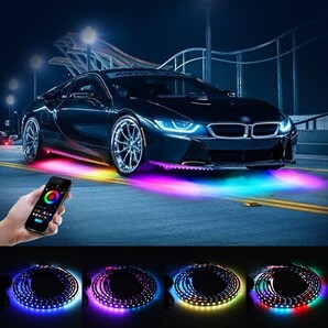 LED ライト RGBアンダーライト アンダーネオン イルミネーション LEDテープライト 車体の下