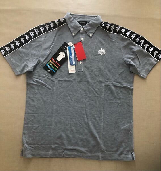 送料無料◆新品◆カッパ Kappa ITALIA ストレッチ 半袖ポロシャツ◆(XO)◆KGA12SS31-BL◆Kappa GOLF BANDA