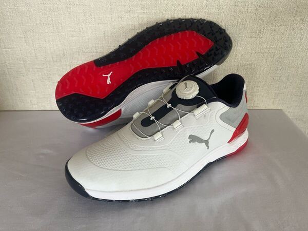 送料無料◆未使用品◆PUMA GOLF プロアダプト アルファキャット 2.0 ディスク◆(27.0)◆377526-03◆プーマ ゴルフ スパイクレス シューズ