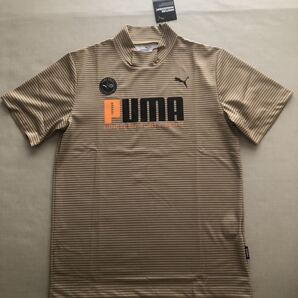 送料無料◆新品◆PUMA GOLF 半袖モックネックシャツ◆(L)◆539845-02◆プーマ ゴルフ