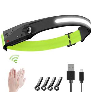 ☆ヘッドライト 充電式 高輝度 新登場! ユーザー好評 長寿命仕様
