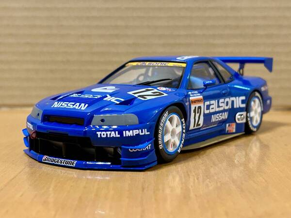 1/24 タミヤ カルソニック・スカイライン GT-R R34 完成品