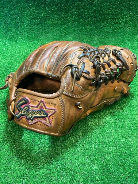 【即戦力品・状態考慮】Kubota Slugger 久保田スラッガー 一般軟式 内野手用 グラブ グローブ KSN-SS-Ⅰ大人用最小モデル ポケット浅め