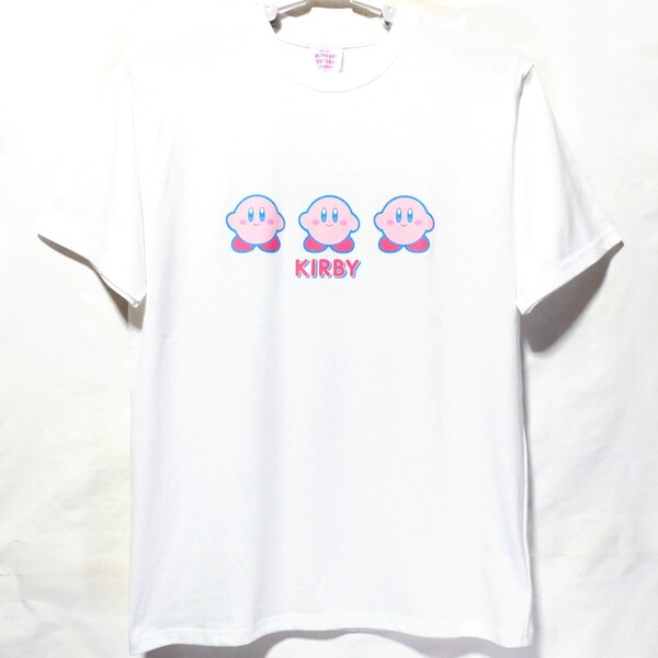 特価/未使用【サイズ=LL(XL)】KIRBY/カービィ/メンズ/半袖/Tシャツ/胸囲=104~112cm/white