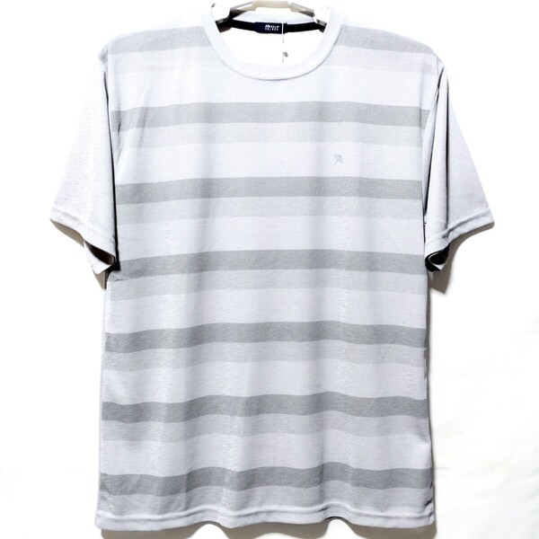 特価/未使用【サイズ=L】Arnold Palmer/アーノルド パーマー/メンズ/半袖/ボーダー/Tシャツ/胸囲=96~104cm/gray