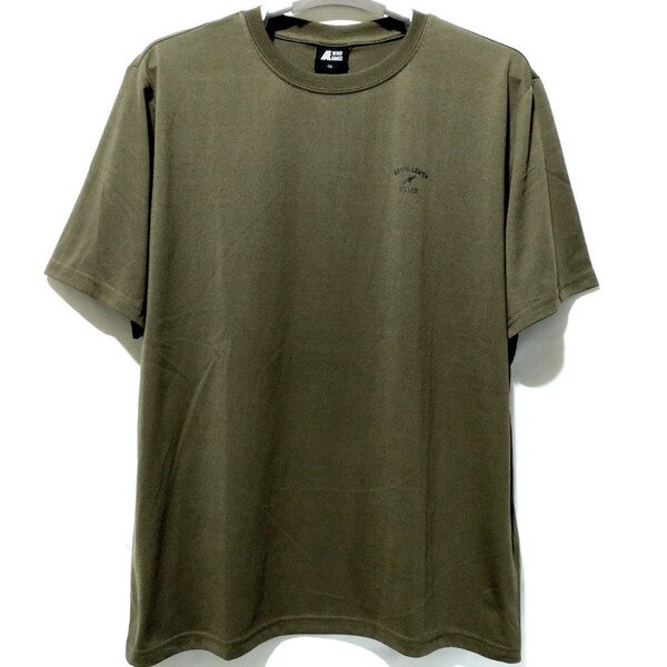 特価/未使用【サイズ=LL(XL)】アメカジ/胸英字ワンポイント/メンズ/半袖/Tシャツ/胸囲=104~112cm/moca.brown