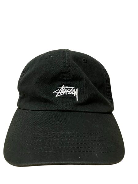雰囲気抜群 STUSSY ステューシー キャップ 黒白 帽子 ビンテージ ヴィンテージ xpv