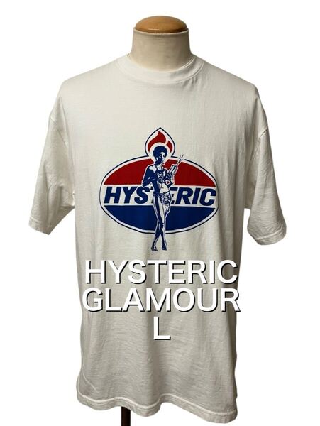 HYSTERIC GLAMOUR ヒステリックグラマー ダイナマイト エンジェル ガール Tシャツ L 白 ホワイト xpv