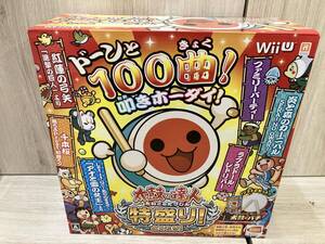 ソフト未開封 WiiU 【同梱版】太鼓の達人 特盛り!