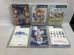 外箱欠品 ゲームキューブ ソフトまとめ売り 6本セット 取扱説明書付き 大乱闘スマッシュブラザーズDX パズルコレクション 他