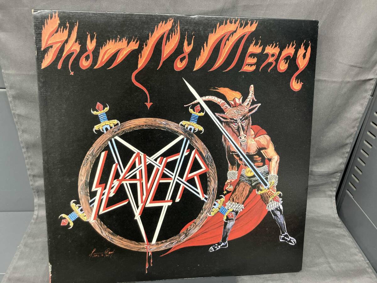 SLAYER スレイヤー LP レコード Yahoo!オークション -「slayer show no mercy」(レコード) の