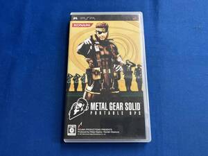 PSP METAL GEAR SOLID ポータブル・オプス PSP the Best