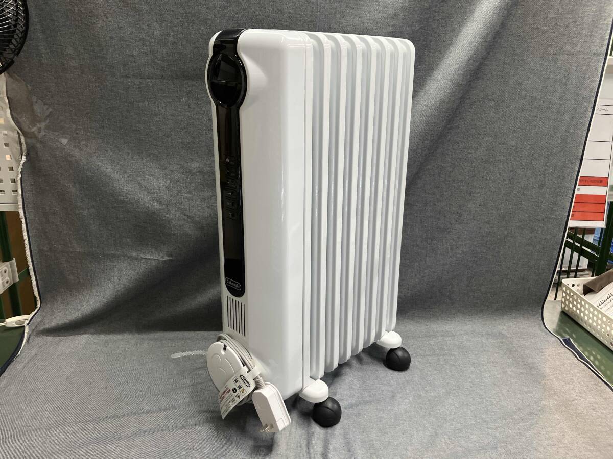 【使用数回｜美品】デロンギ De'Longhi オイルヒーター JRE0812 Amazon | デロンギ(DeLonghi) オイルヒーター ホワイト L字型