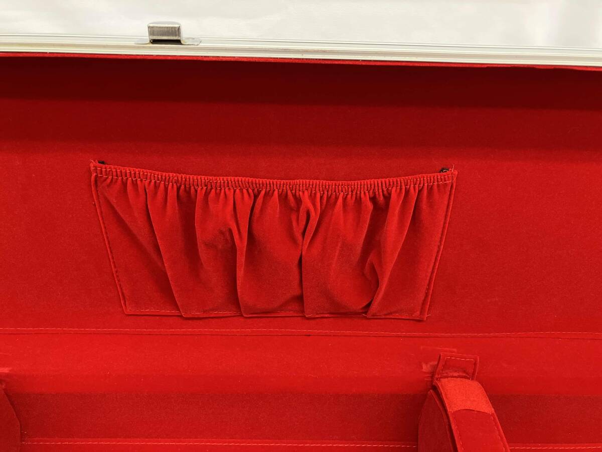 ジャンク品 沖縄三線専用 アルミハードケース 鍵付き