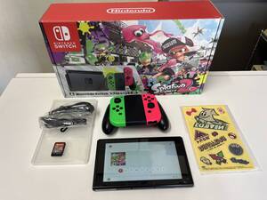 ■任天堂 スイッチ 本体■ Nintendo Switch スプラトゥーン2 中古/現状