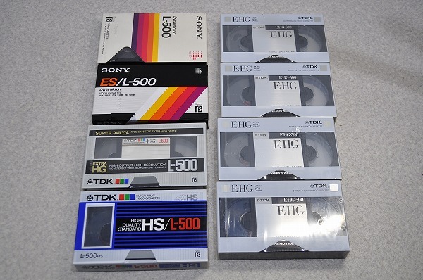 新品未使用　konica L-500 ビデオカセット Yahoo!オークション -「l500」(ビデオデッキ) (映像機器)の落札