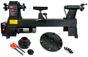 ピーウッド 木工旋盤 PWL-254VD ロングワーススタイルチャックセット