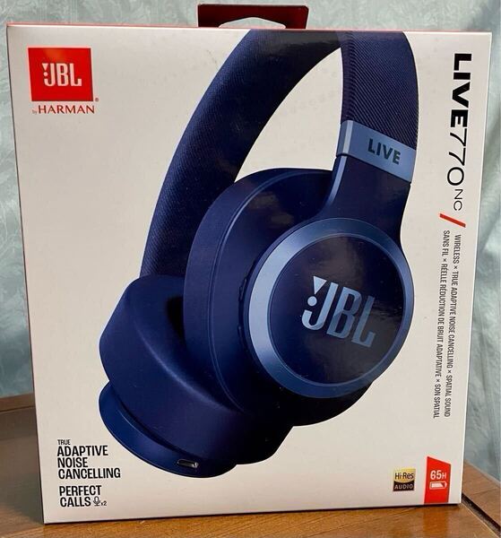 JBL LIVE 770NC ノイズキャンセリングヘッドホン ブルー