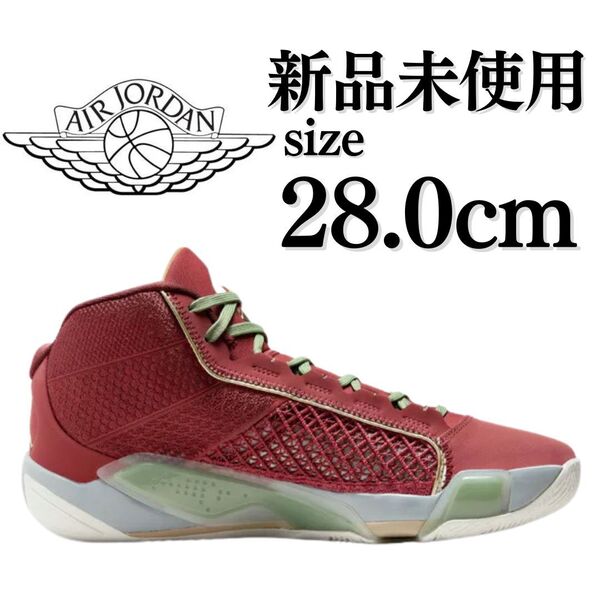 新品未使用 NIKE 28.0cm AIR JORDAN XXXVII LUNA NEW YEAR ナイキ エア ジョーダン 38 ルナ ニューイヤー スニーカー シューズ 箱無し