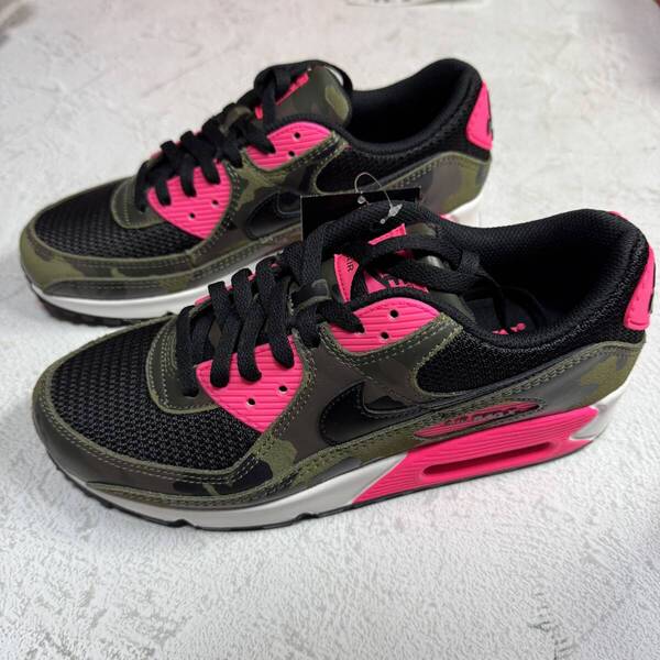 27.5cm 新品未使用 NIKE AIR MAX 90 PRM CAMO PACK ナイキ エアマックス カモ 明細 スニーカー シューズ 人気 定番 箱無し 正規品