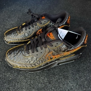 26.0cm 新品未使用 NIKE AIR MAX 90 QS ナイキ エアマックス ボルケーノ ブラック 黒 スニーカー シューズ レア AIRMAX 箱無し 正規品