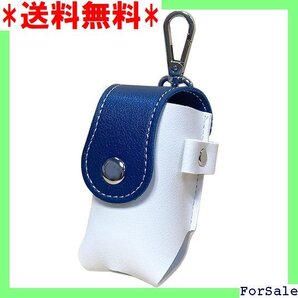 ☆人気商品 ゴルフボールケース 選べる4カラー ベルト カラビナ 小物入れ ゴルフ用品 ネイビー 102