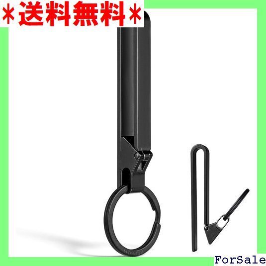 ☆人気商品 TIMULTI チタン キーホルダー ベルトクリップ 落ちない ズ おしゃれ キーチェーン キーリング付き 144