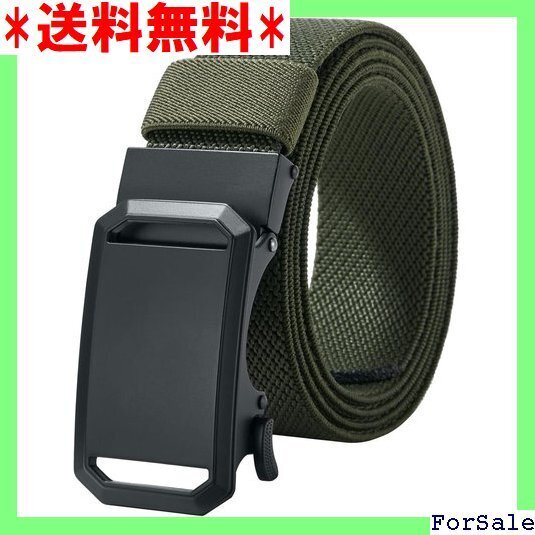 ☆人気商品 LionVII ベルト メンズ 伸縮 - オートロック 34mm長 5cm ウエスト75cm-115cmに最適 166