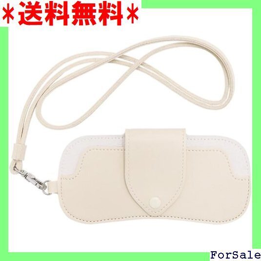 ☆人気商品 Qunkmiru 首掛け メガネケース 眼鏡ケース お ンズ 革 ー スリム 薄型 ソフト 軽量 コンパクト 482