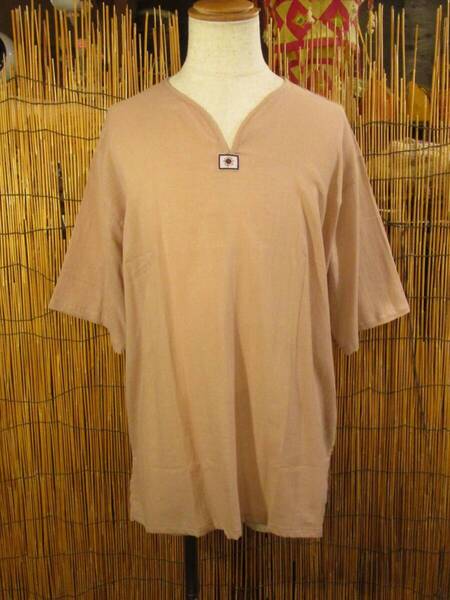 ③新品*男女兼用*薄手*コットン素材*無地*半袖*プルオーバー*2XL