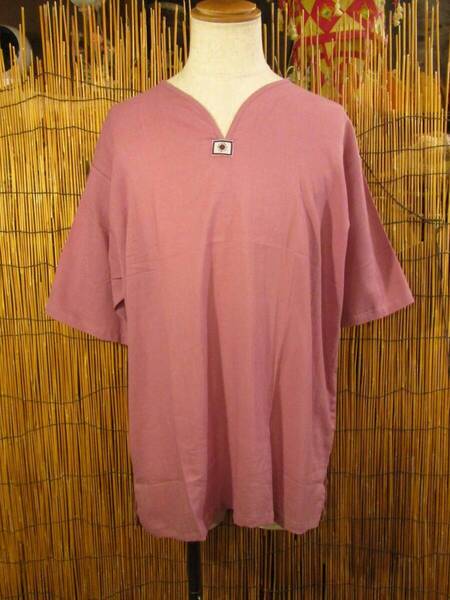 ④新品*男女兼用*薄手*コットン素材*無地*半袖*プルオーバー*2XL
