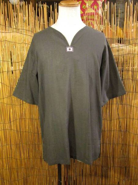 ⑥新品*男女兼用*薄手*コットン素材*無地*半袖*プルオーバー*2XL