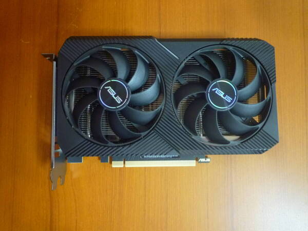 新品に近い◆展示品から抜取り◆ベンチマーク超ハイスコア◆GPU温度確認済み◆GeForce ASUS DUAL RTX 3060Ti 8G MINI V2 (4060同性能)