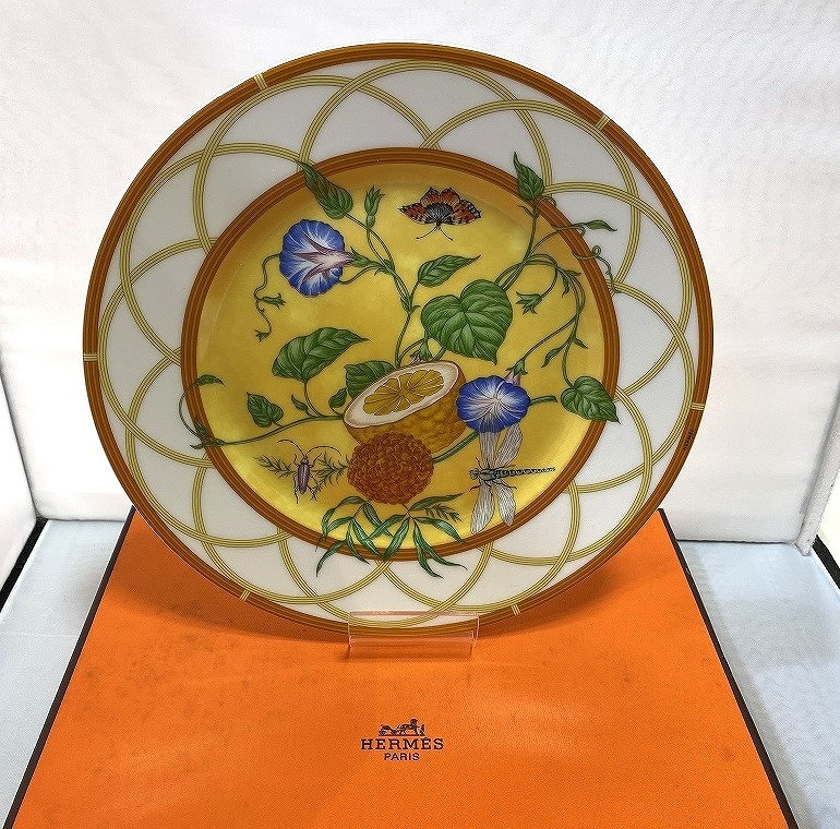 ☆新品未使用・箱付き☆ プレート ヘルメス シエスタ 食器 Yahoo!オークション -「エルメス シエスタ プレート」の落札相場